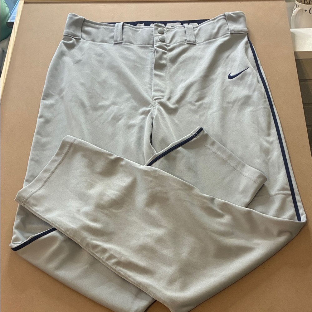 Nike Dri-Fit Light Gray Baseball Pants